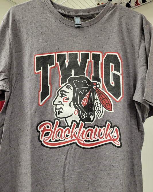 Twig adult gray t shirt